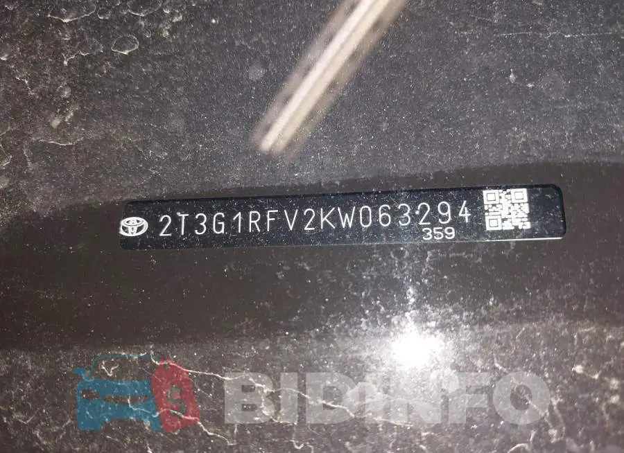 2T3G1RFV2KW063294 Photo# 18