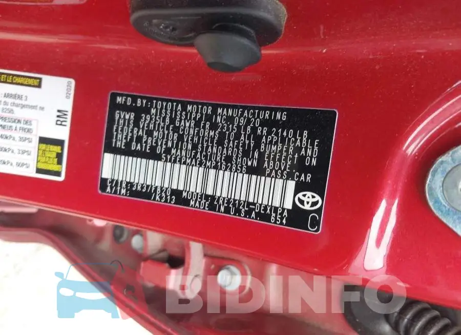 5YFEPMAE2MP162856 Photo# 9