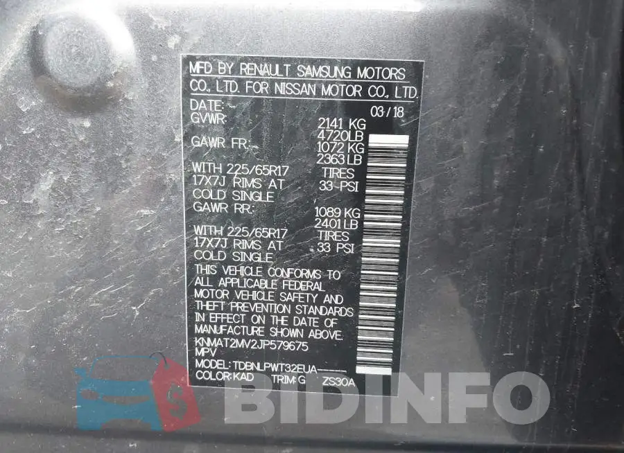 KNMAT2MV2JP579675 Photo# 9