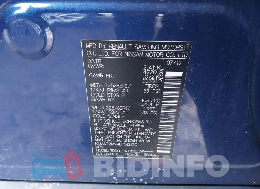 KNMAT2MV4LP512210 Photo# 9