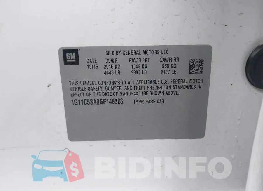 1G11C5SA9GF148503 Photo# 9