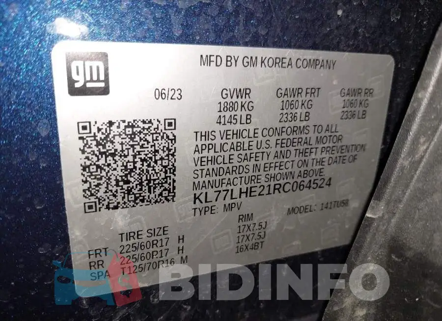 KL77LHE21RC064524 Photo# 9