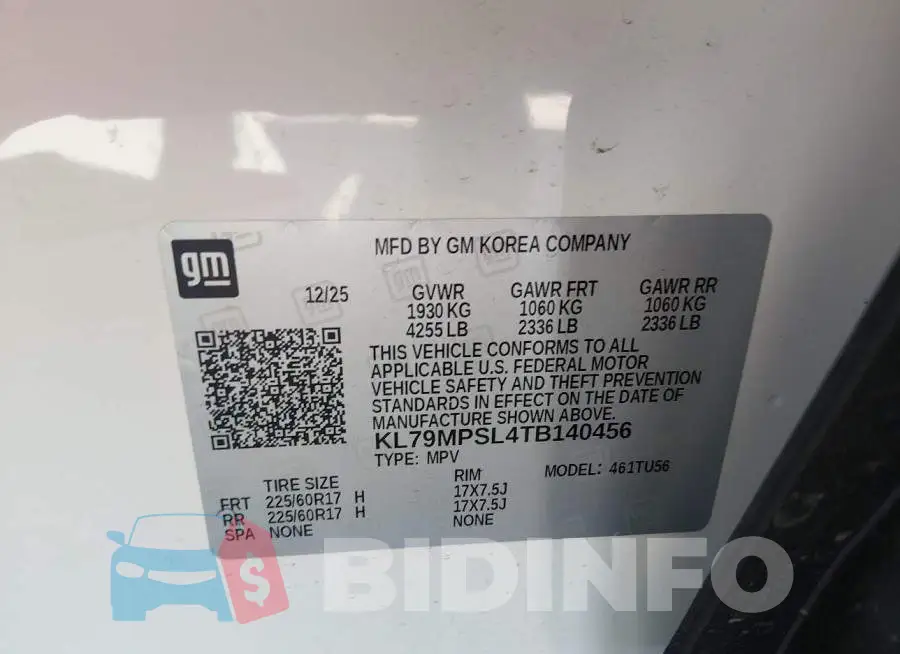 KL79MPSL4TB140456 Photo# 9