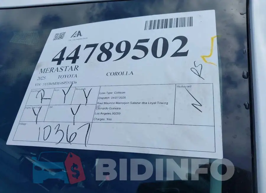 5YFB4MDE4SP351836 Photo# 18