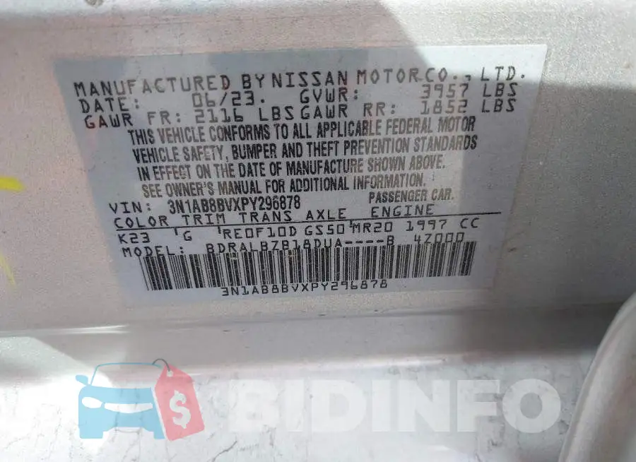 3N1AB8BVXPY296878 Photo# 9