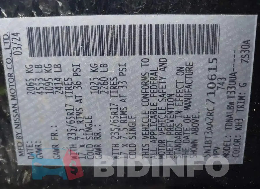 5N1BT3AA2RC710615 Photo# 9