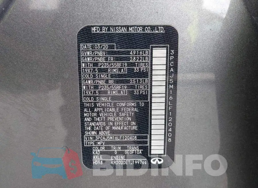 3PCAJ5M16LF120408 Photo# 9