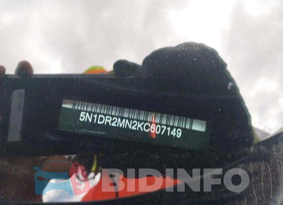 5N1DR2MN2KC607149 Photo# 9