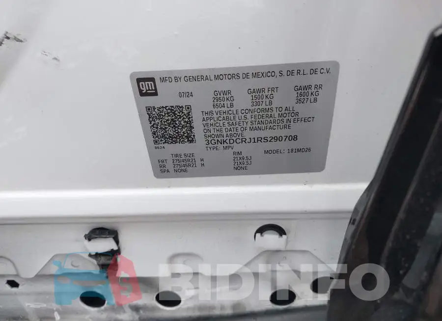 3GNKDCRJ1RS290708 Photo# 9