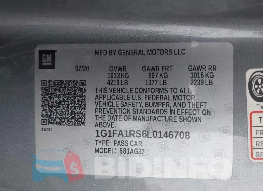 1G1FA1RS6L0146708 Photo# 9