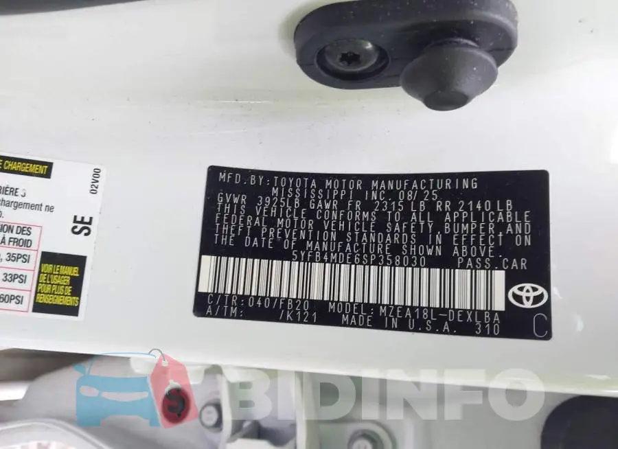 5YFB4MDE6SP358030 Photo# 9