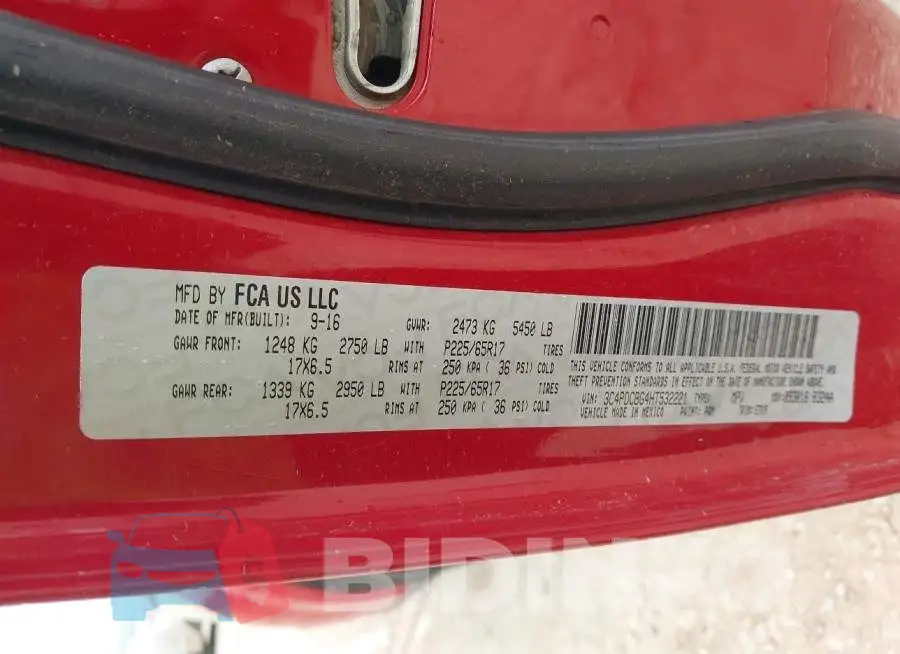 3C4PDCBG4HT532221 Photo# 9