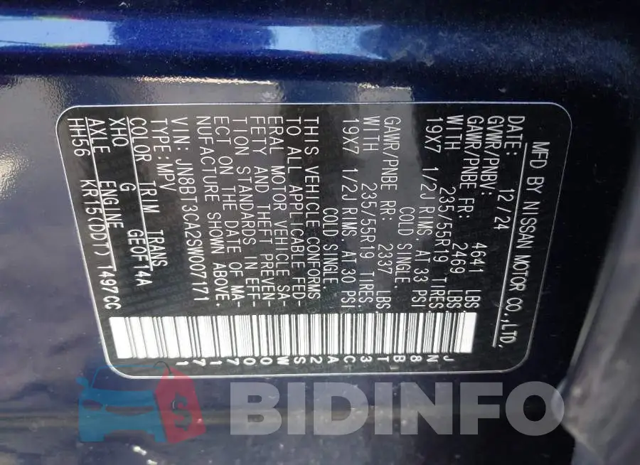 JN8BT3CA2SW007171 Photo# 9