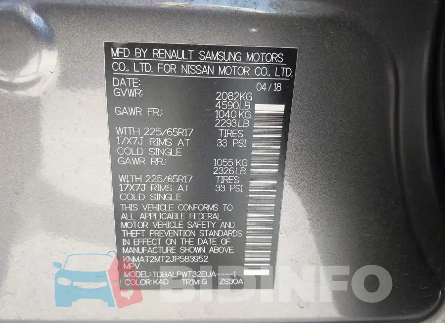 KNMAT2MT2JP583952 Photo# 9