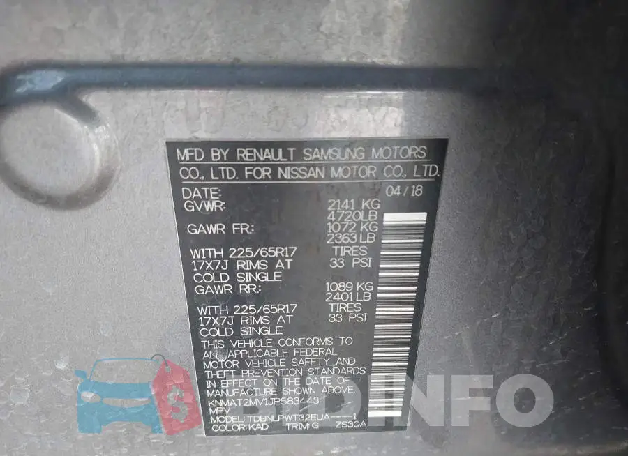 KNMAT2MV1JP583443 Photo# 9