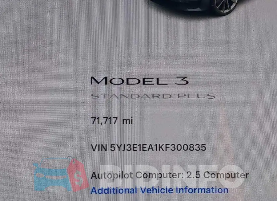 5YJ3E1EA1KF300835 Photo# 16