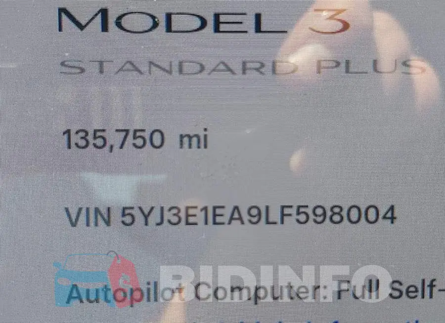 5YJ3E1EA9LF598004 Photo# 14