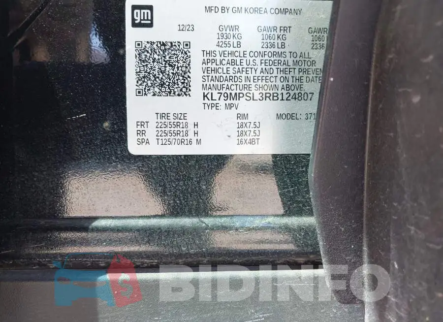 KL79MPSL3RB124807 Photo# 9