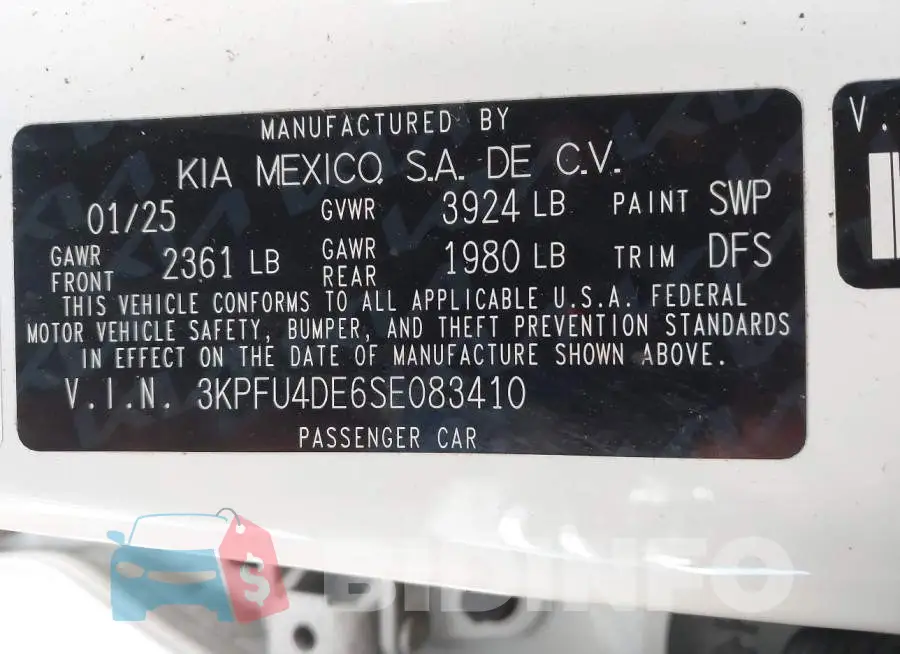 3KPFU4DE6SE083410 Photo# 9