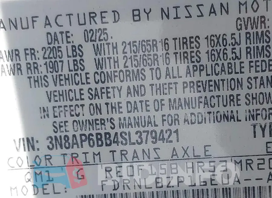 3N8AP6BB4SL379421 Photo# 9
