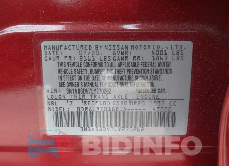 3N1AB8DV7LY270262 Photo# 9