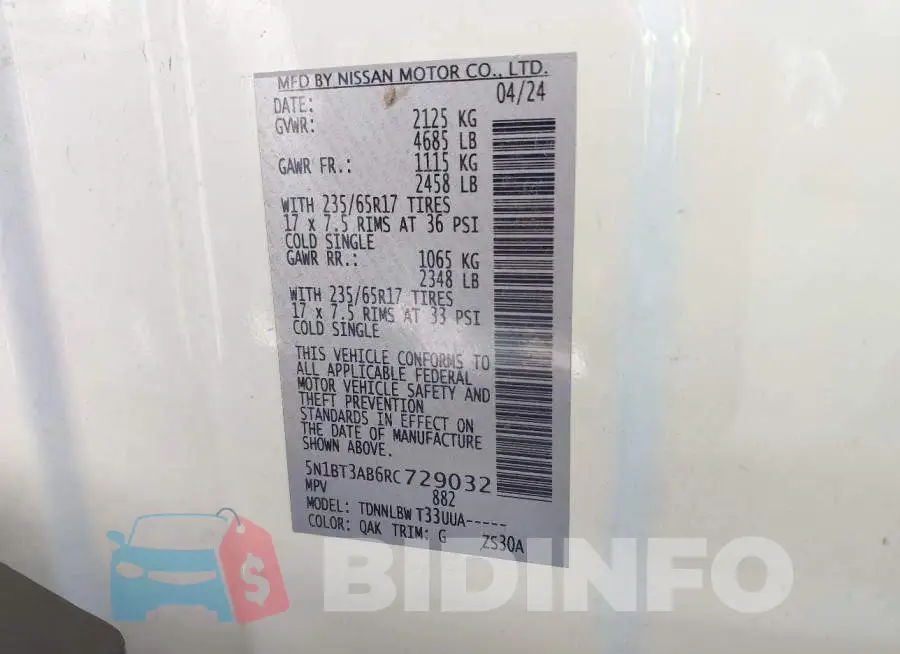 5N1BT3AB6RC729032 Photo# 9