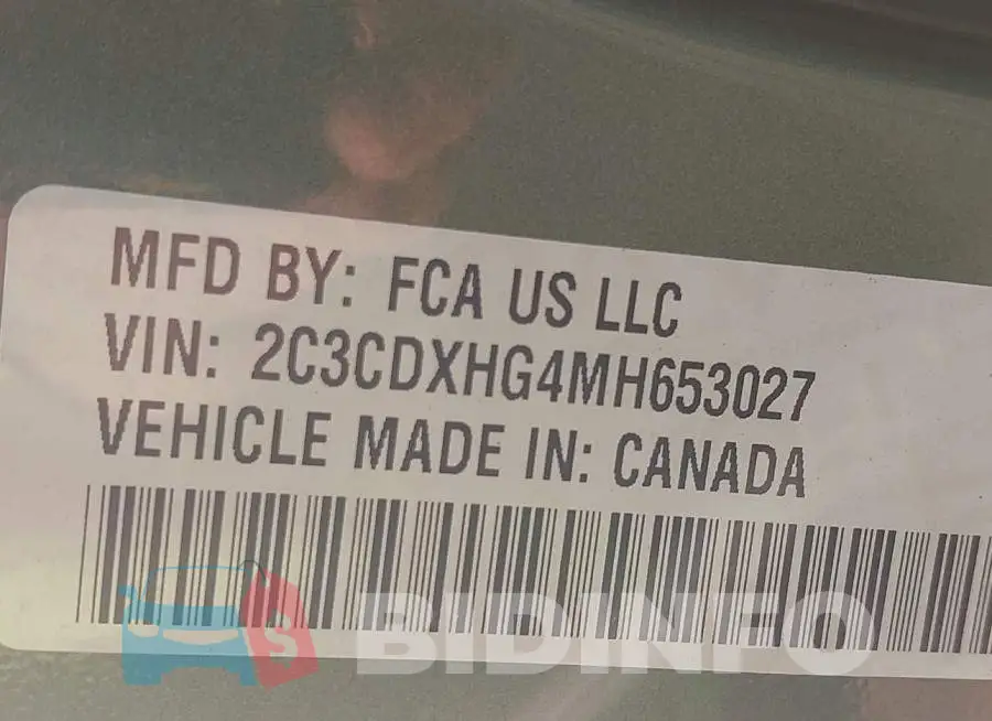 2C3CDXHG4MH653027 Photo# 9