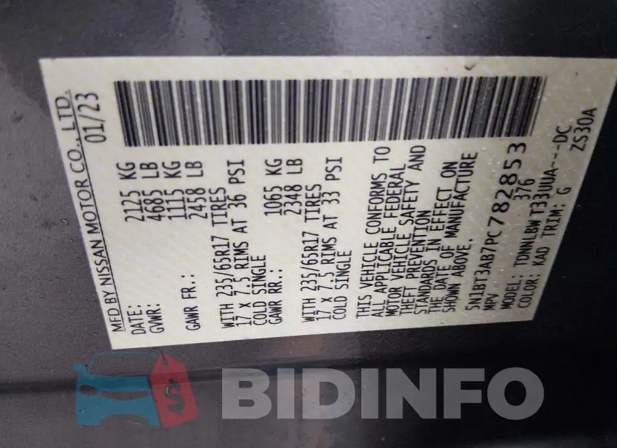 5N1BT3AB7PC782853 Photo# 9