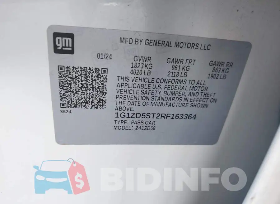 1G1ZD5ST2RF163364 Photo# 9