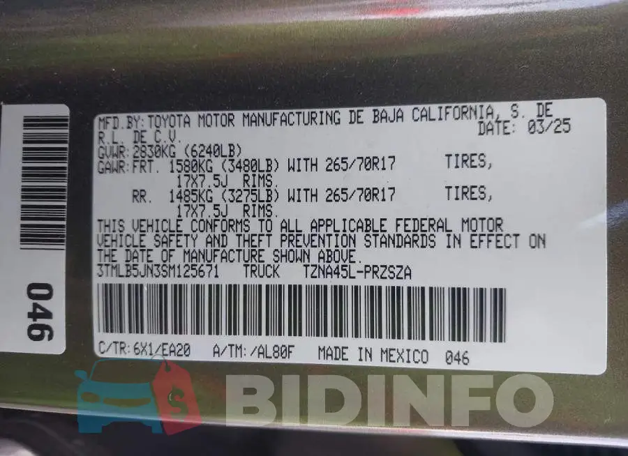 3TMLB5JN3SM125671 Photo# 9