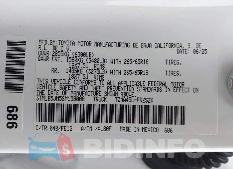 3TMLB5JN5SM158008 Photo# 9