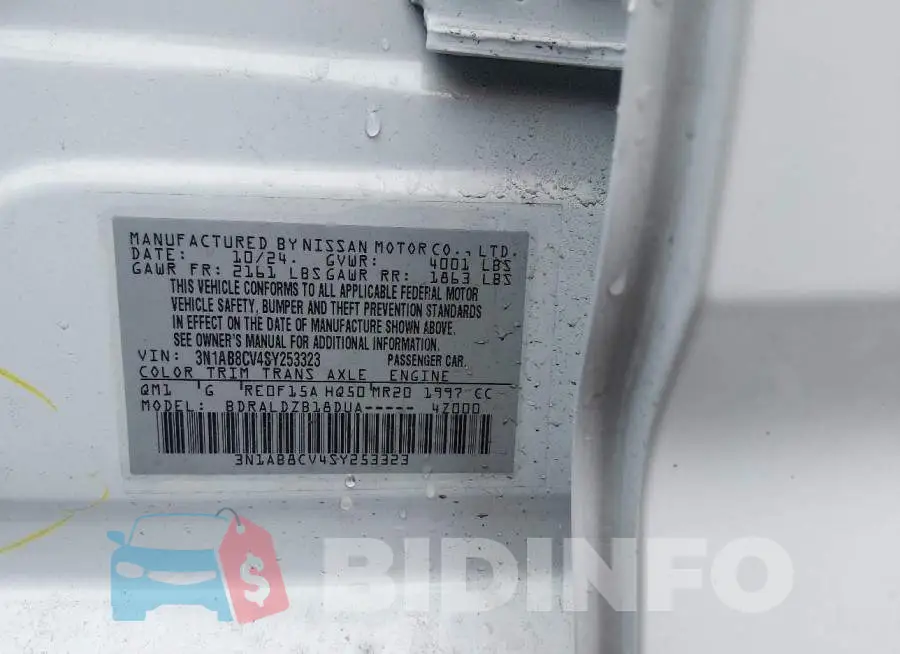 3N1AB8CV4SY253323 Photo# 9