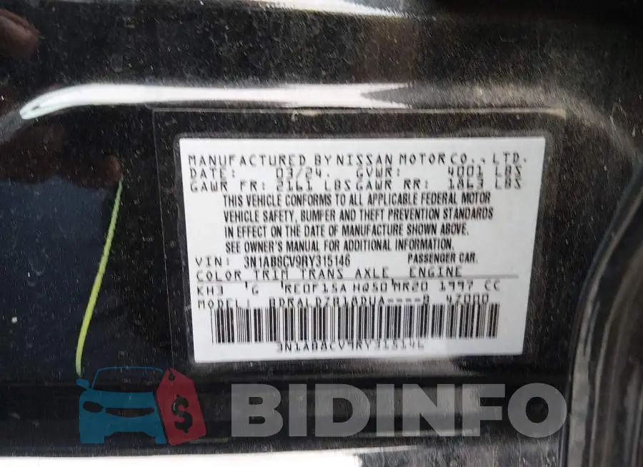 3N1AB8CV9RY315146 Photo# 9