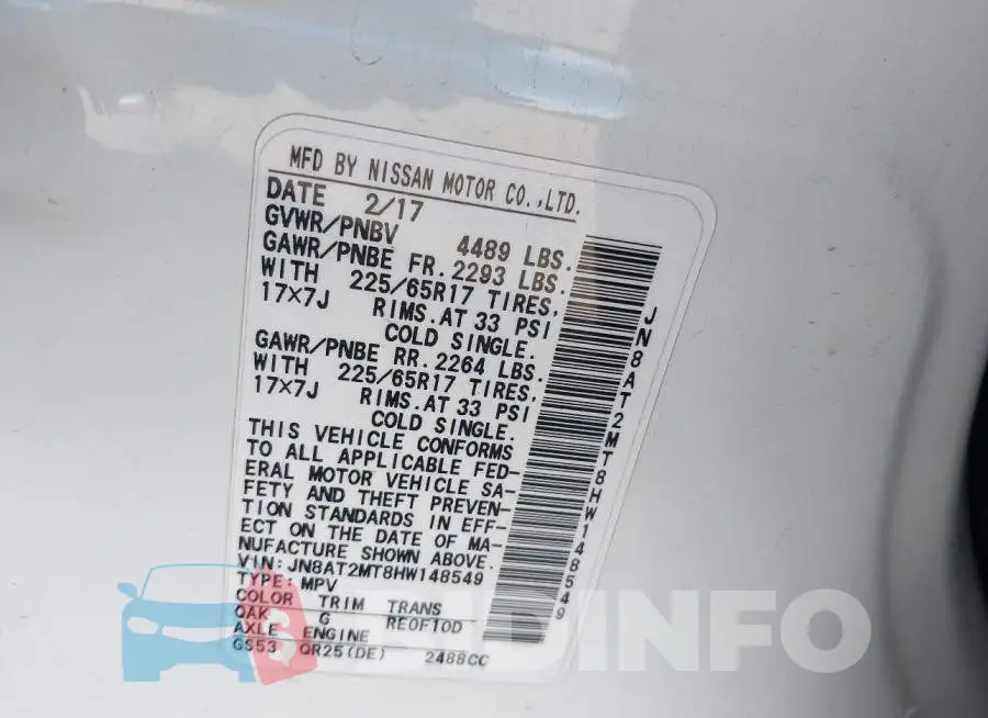 JN8AT2MT8HW148549 Photo# 9