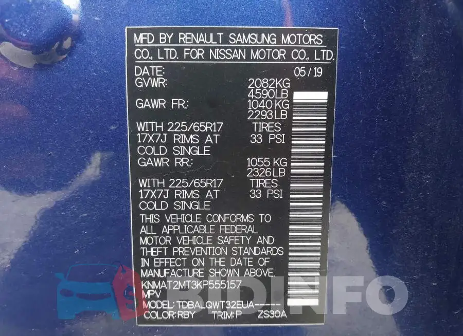 KNMAT2MT3KP555157 Photo# 9