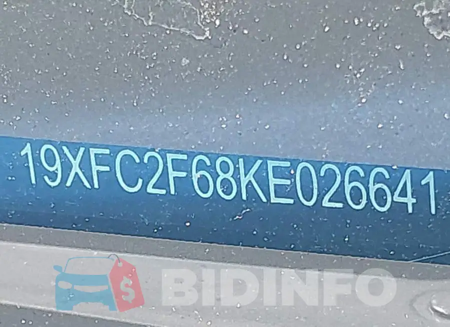 19XFC2F68KE026641 Photo# 9