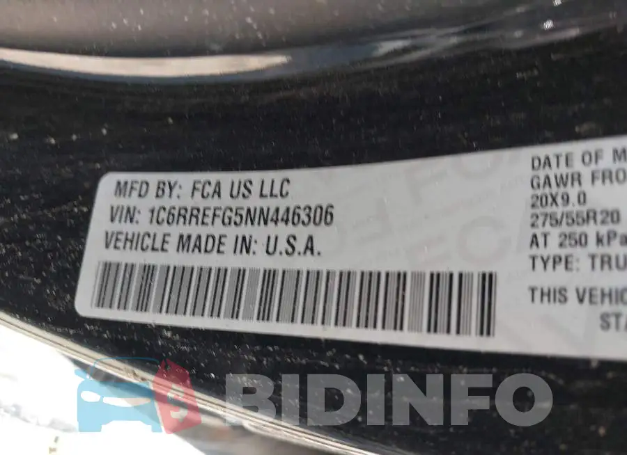 1C6RREFG5NN446306 Photo# 9