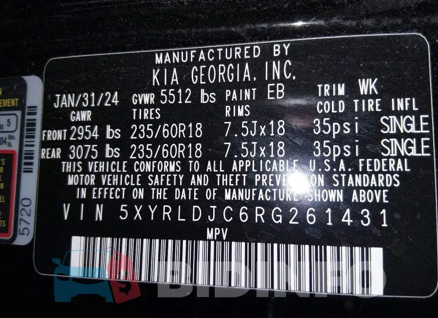 5XYRLDJC6RG261431 Photo# 9