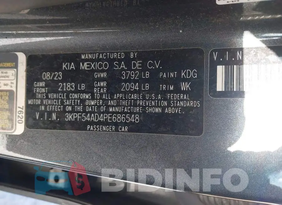 3KPF54AD4PE686548 Photo# 9