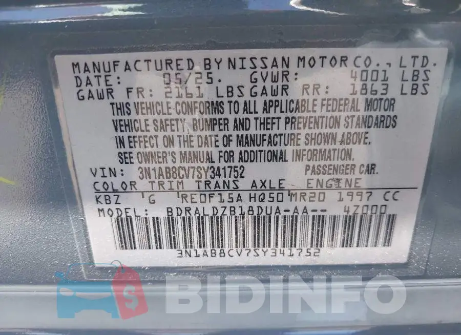 3N1AB8CV7SY341752 Photo# 9