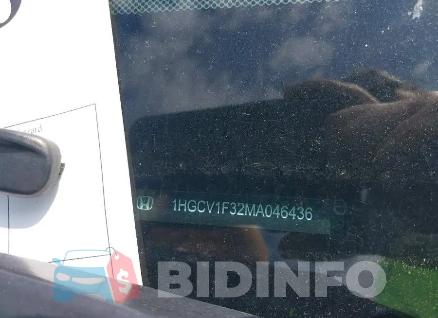 1HGCV1F32MA046436 Photo# 9