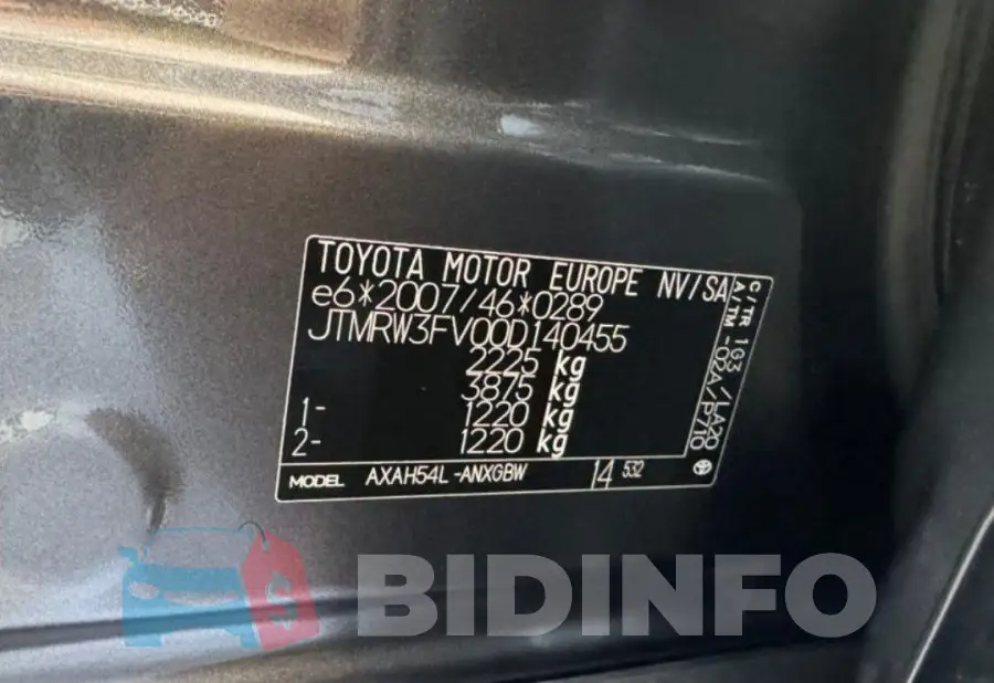 JTMRW3FV00D140455 Photo# 8