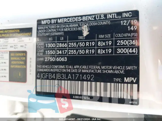 4JGFB4JB3LA171492 Photo# 8