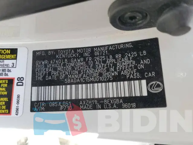 58ADA1C15MU010275 Photo# 11