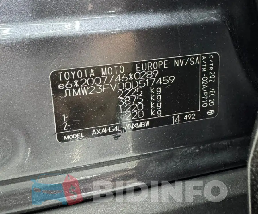 JTMW23FV00D517459 Photo# 11